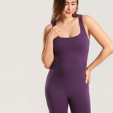 Women's Natrelax® Square Neck Maternity Romper Mysterious Grey