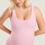 Women's Natrelax® Square Neck Maternity Romper Sparkle Blue