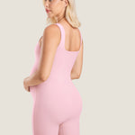 Women's Natrelax® Square Neck Maternity Romper Mysterious Grey