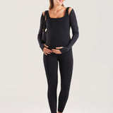 Women's Natrelax® Sleeveless Maternity Jumpsuit Mysterious Grey