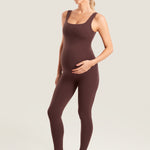 Women's Natrelax® Sleeveless Maternity Jumpsuit Taupe