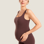 Women's Natrelax® Sleeveless Maternity Jumpsuit Taupe