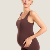 Women's Natrelax® Sleeveless Maternity Jumpsuit Taupe
