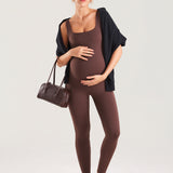 Women's Natrelax® Sleeveless Maternity Jumpsuit Taupe