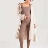 Women's Natrelax® Sleeveless Maternity Jumpsuit Brown Purple