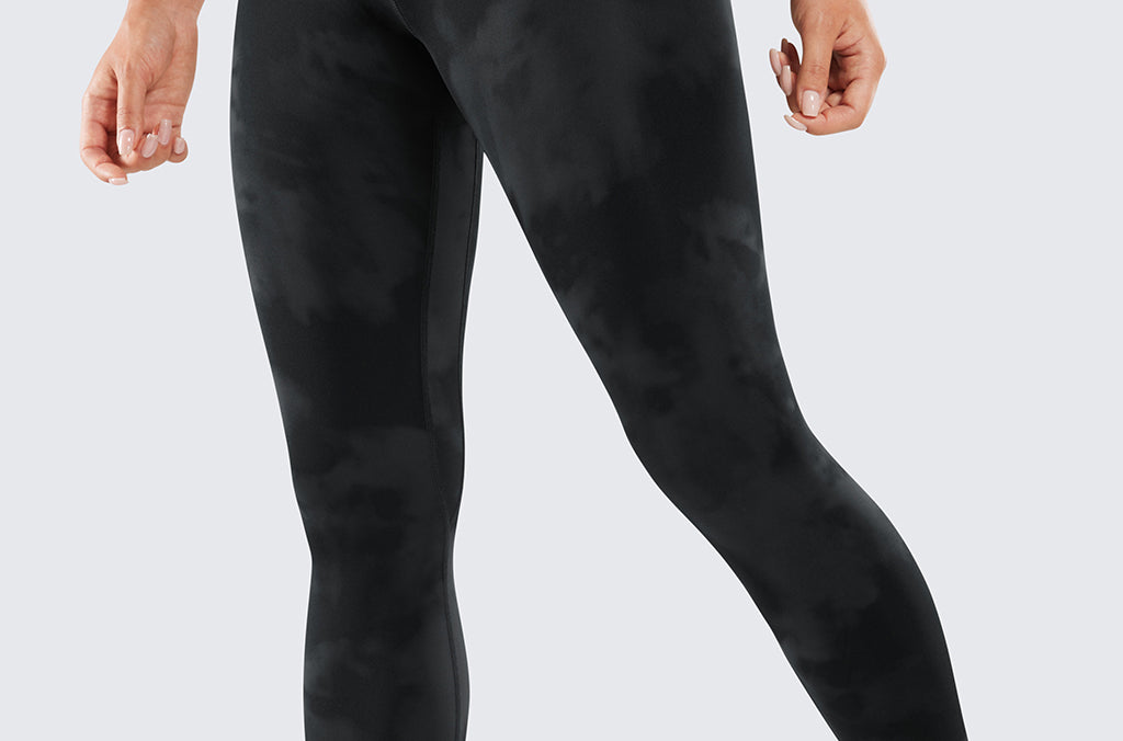 Women's Double Waistseam Leggings 25" Black