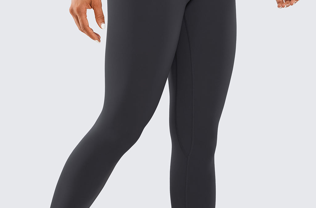 Women's Double Waistseam Leggings 25" Black