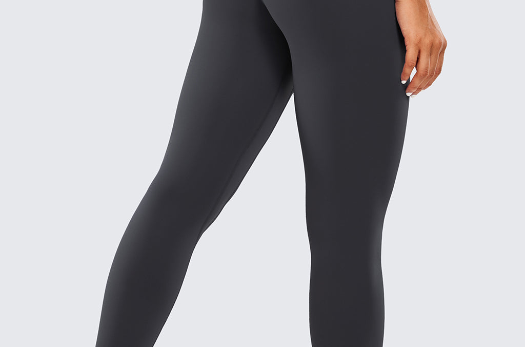 Women's Double Waistseam Leggings 25" Black