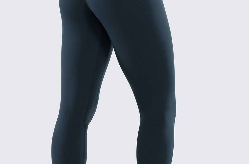 Women's Double Waistseam Leggings 25" Black