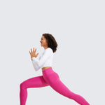 CRZ YOGA Women's Fleece Lined Leggings with Pockets 28'' Olive Green