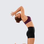 CRZ YOGA Women's Yoga Train High Rise Biker Shorts Nakedfeel Short 3'' Black