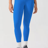 CRZ YOGA Women's Yoga Lounge High Rise Butterluxe Yoga Leggings 25'' Sparkle Blue