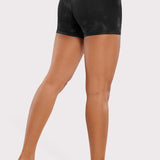 CRZ YOGA Women's Yoga High Rise Biker Shorts Butterluxe Shorts 4'' Black