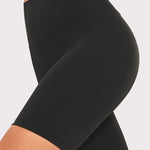 CRZ YOGA Women's Yoga High Rise Butterluxe Long Biker Shorts 8'' Black