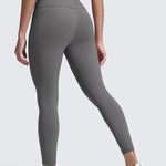 CRZ YOGA Women's Yoga Leggings 25" with Pockets Ash Grey