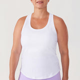 Women's Pima Cotton Racerback Tank Top Mojave Tan