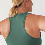 Women's Pima Cotton Racerback Tank Top Navy