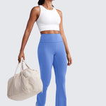 CRZ YOGA Women's High Waist Flare Leggings 30.5" True Navy