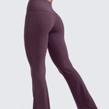 CRZ YOGA Women's High Waist Flare Leggings 30.5" Hot Fudge Brown