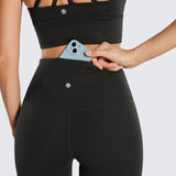 CRZ YOGA Women's High Waist Flare Leggings 32" Black