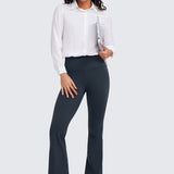 CRZ YOGA Women's High Waist Flare Leggings 32" True Navy