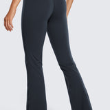CRZ YOGA Women's High Waist Flare Leggings 32" True Navy