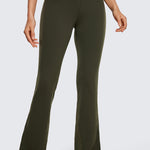 CRZ YOGA Women's High Waist Flare Leggings 32" Black