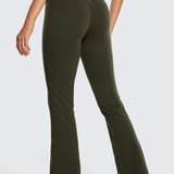 CRZ YOGA Women's High Waist Flare Leggings 32" Black