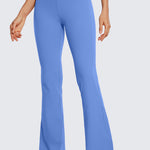 CRZ YOGA Women's High Waist Flare Leggings 32" Olive Green