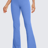 CRZ YOGA Women's High Waist Flare Leggings 32" Olive Green