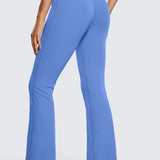 CRZ YOGA Women's High Waist Flare Leggings 32" Olive Green