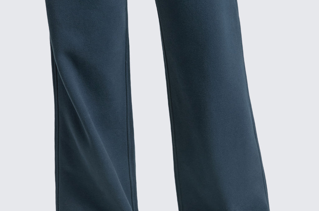 CRZ YOGA Women's Cotton Fleece Lined Sweatpants 30" Taupe