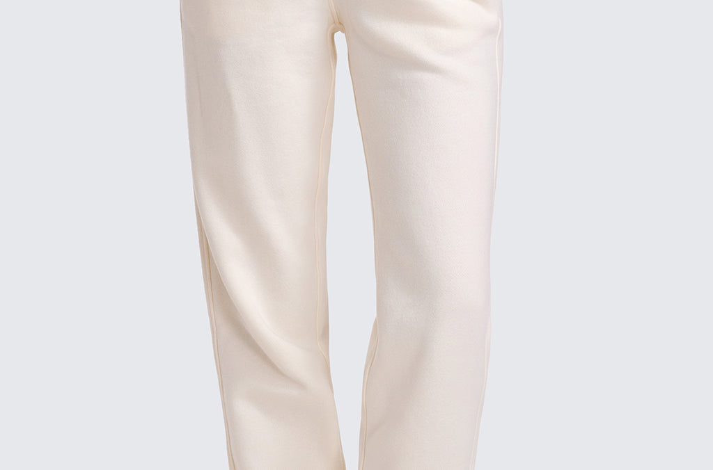 CRZ YOGA Women's Cotton Fleece Lined Sweatpants 28" Black