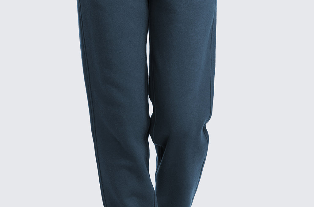 CRZ YOGA Women's Cotton Fleece Lined Sweatpants 28" Black