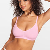 SOULVOR V-Neck Wireless unpadded Bralette Sweet Pink
