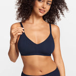 SOULVOR V-Neck Wireless unpadded Bralette Sweet Pink