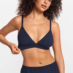 SOULVOR wireless V-neck triangle Bralette Light Glacier