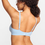 SOULVOR wireless V-neck triangle Bralette Light Glacier