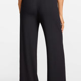 SOULVOR Wide Leg Casual Pants Deep Ocean Blue