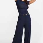 SOULVOR Wide Leg Casual Pants Light Khaki Heather