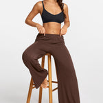 SOULVOR Wide Leg Casual Pants Hazelnut
