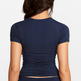 SOULVOR Short Sleeve Crew Neck T-Shirt White