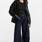 SOULVOR Long Sleeve Crew Neck T-Shirt Deep Ocean Blue