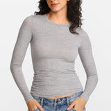 SOULVOR Long Sleeve Crew Neck T-Shirt Hazelnut