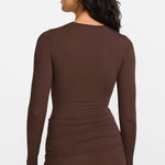 SOULVOR Long Sleeve Crew Neck T-Shirt Light Khaki Heather