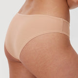 Women's Cheeky High Cut Bikini 3 Pack Warm Beige (3pack)