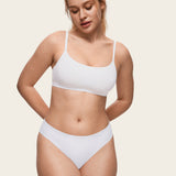 Women's Cheeky High Cut Bikini 3 Pack Warm Beige (3pack)