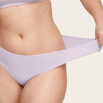 Women's Cheeky High Cut Bikini 3 Pack Parchment (3pack)