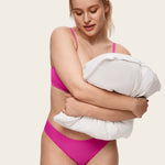 Women's Cheeky High Cut Bikini 3 Pack Parchment (3pack)