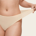 Women's Cheeky High Cut Bikini 3 Pack Soft Tan (3pack)